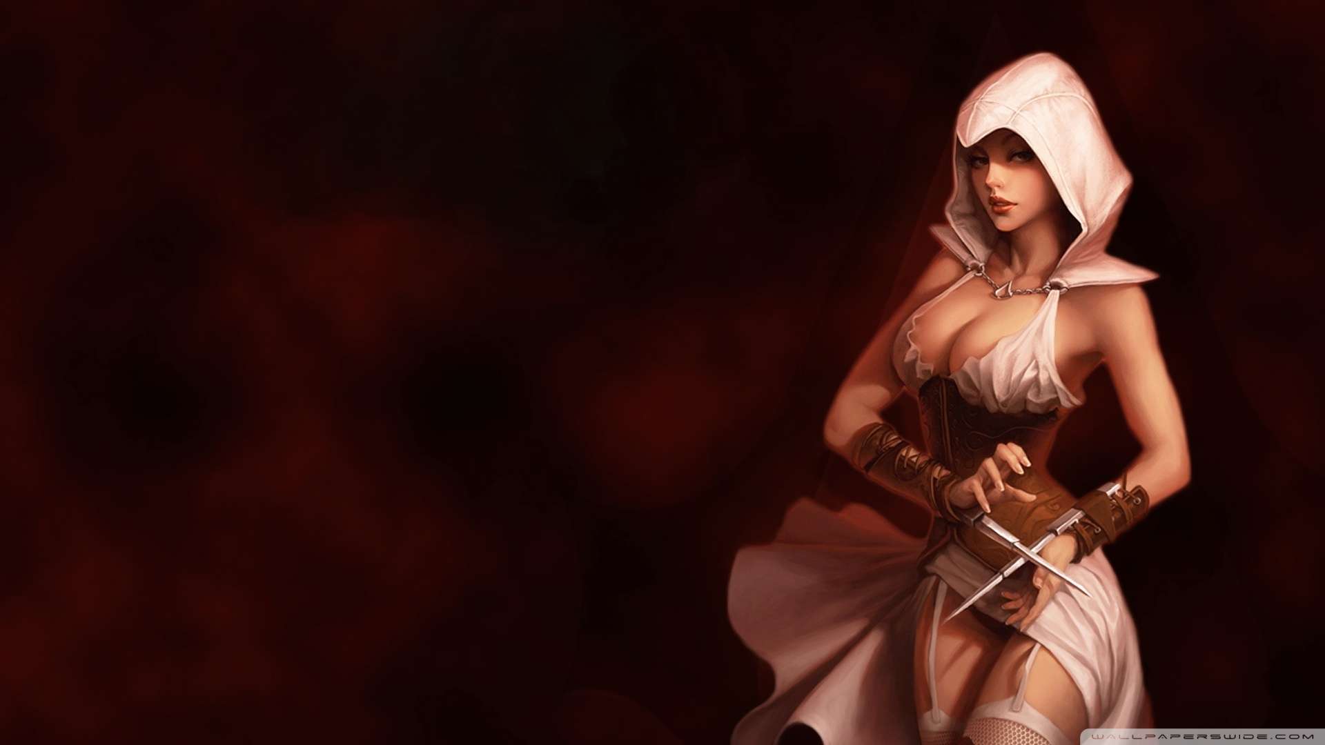 Wallpaper Assassins Creed Girl Wallpaper 1080p Hd - HD Wallpaper 