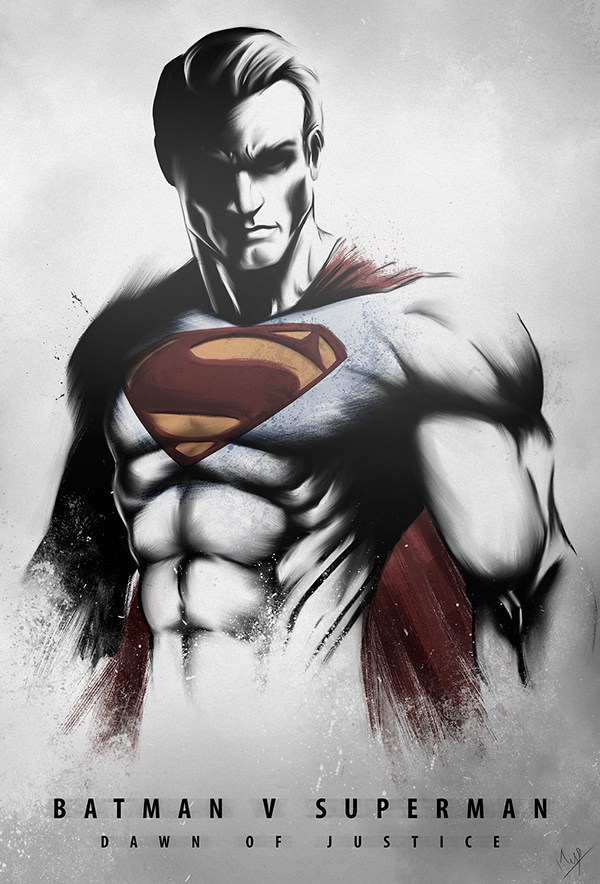 Batman V Superman Pencil Drawing - HD Wallpaper 
