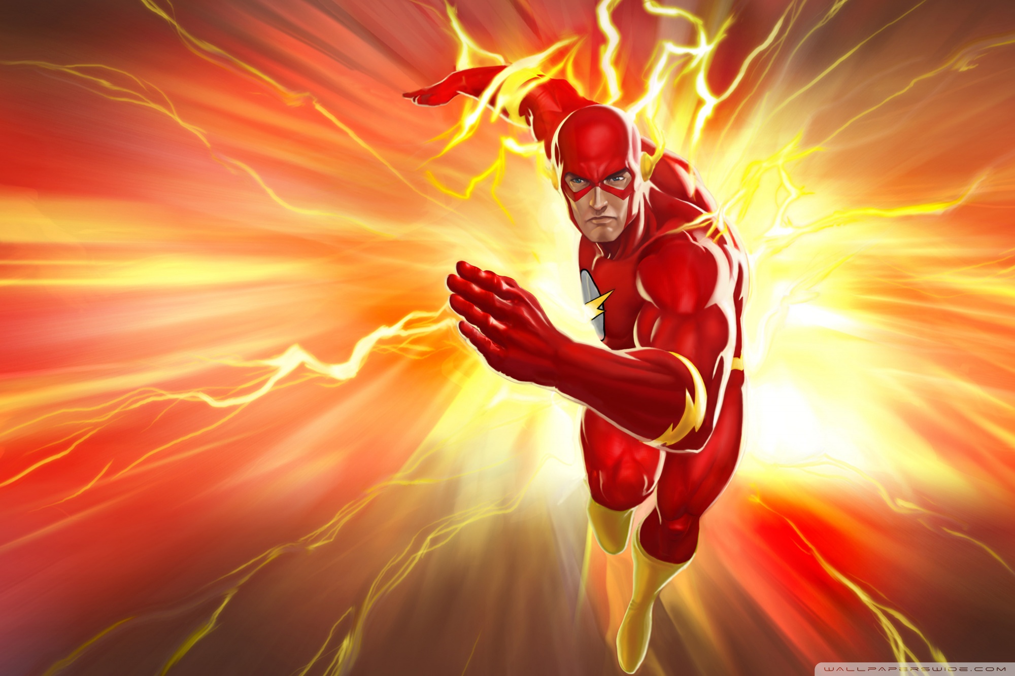 Flash Running Full Speed - HD Wallpaper 
