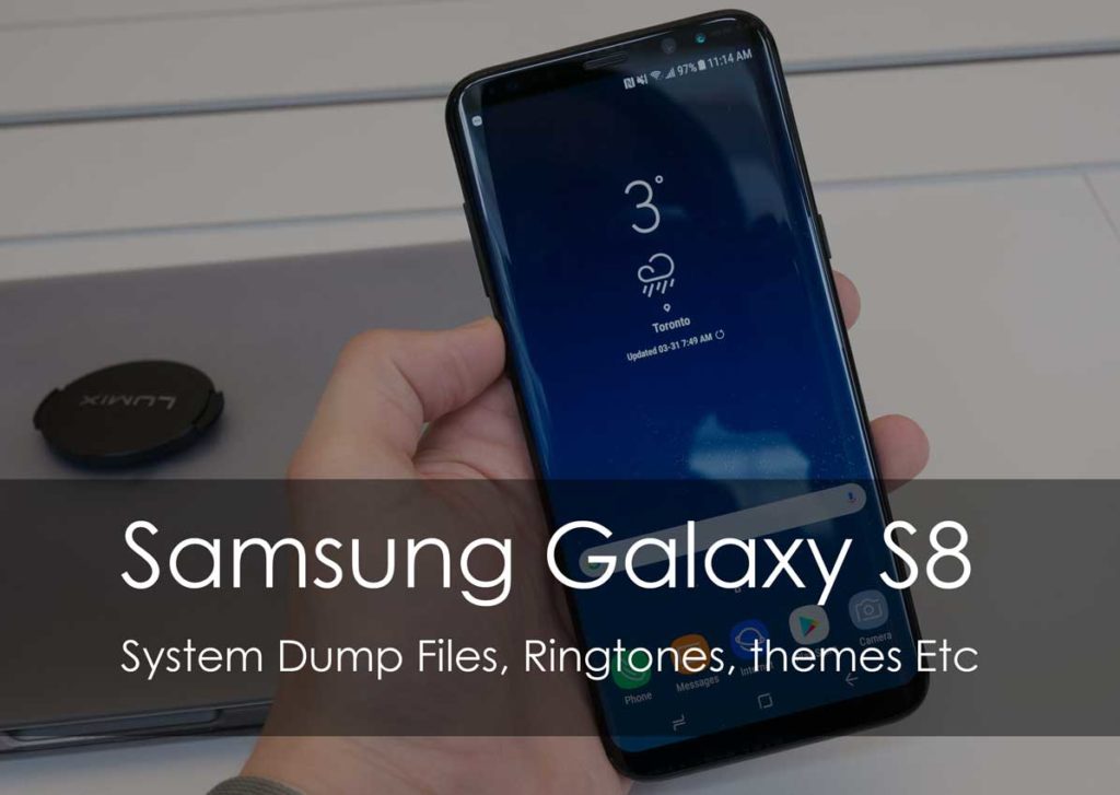 Download Samsung Galaxy S8 System Dump, Stock Apps, - Samsung Galaxy S8 My Ringtones - HD Wallpaper 