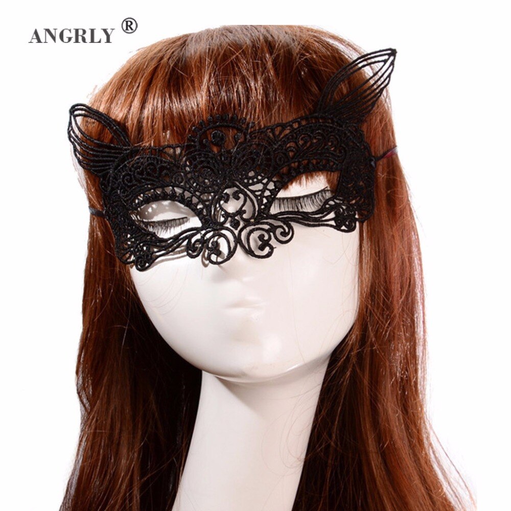 Lace Masquerade Cat Mask - HD Wallpaper 