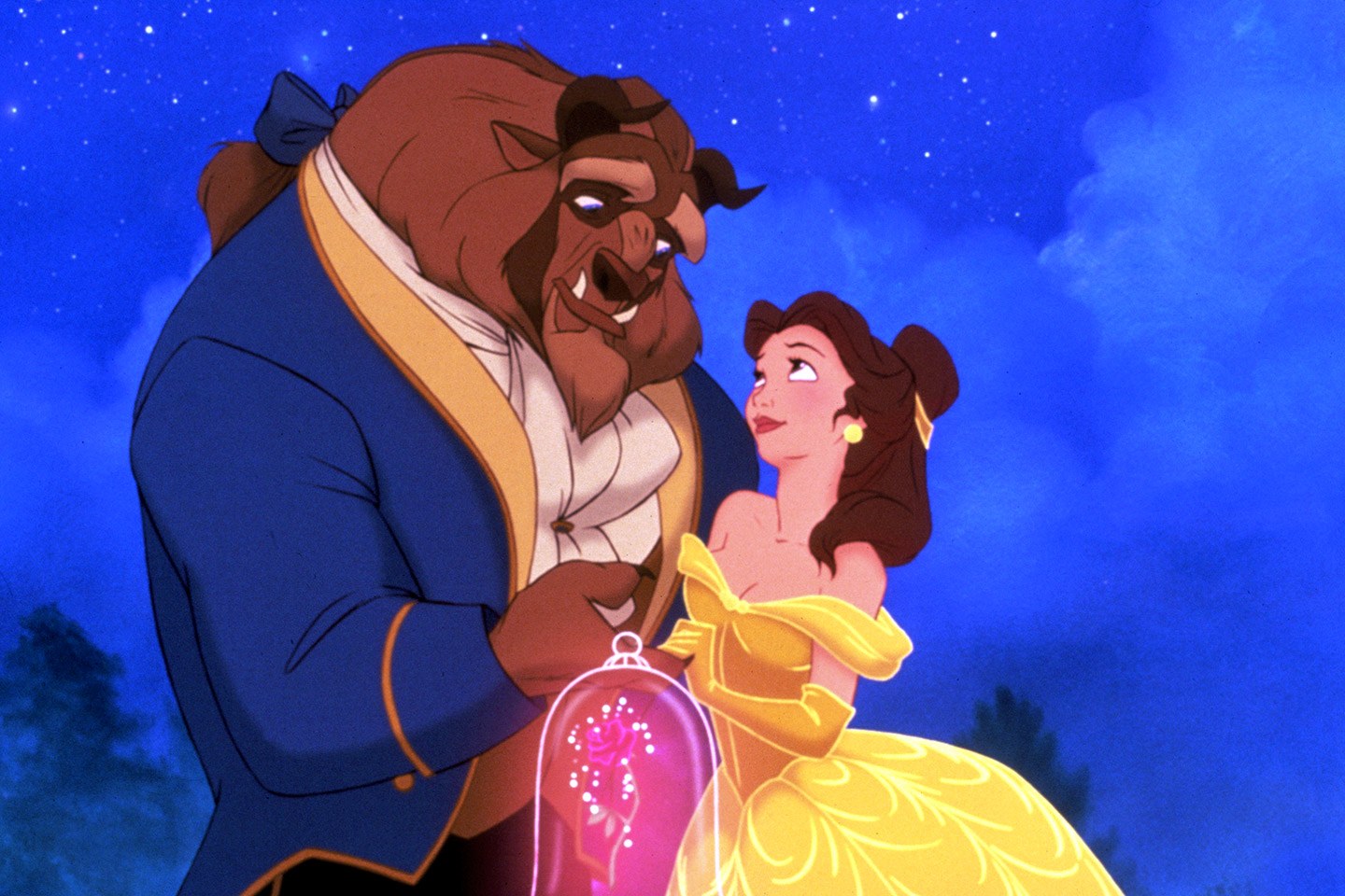 Beauty And The Beast High Quality Background On Wallpapers - Disney Belle And The Beast - HD Wallpaper 