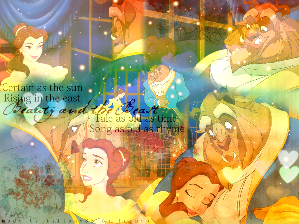 Disney Beauty And The Beast - Background Disney Beauty And The Beast - HD Wallpaper 