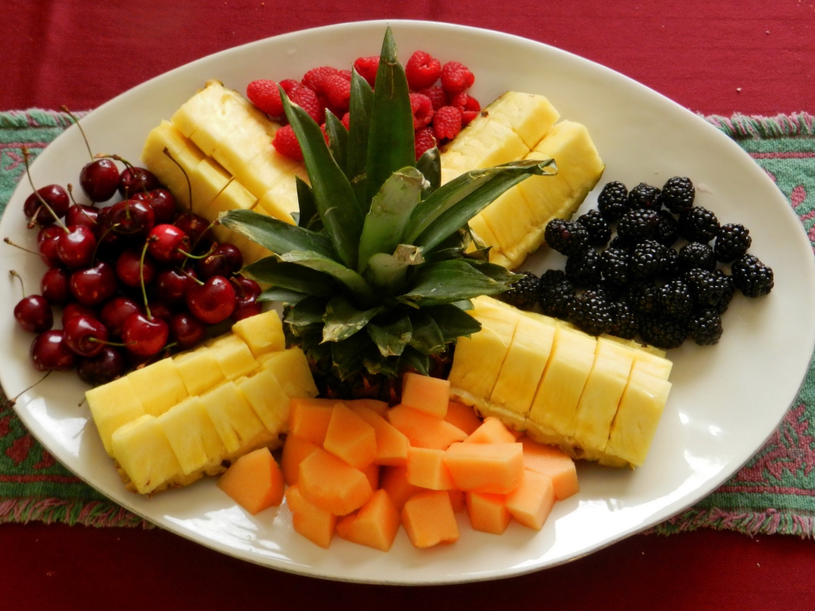Wallpaper Fruits, Berries, Delicious - Christmas Fruit Platter - HD Wallpaper 