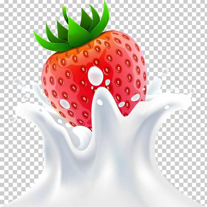 Milkshake Juice Chocolate Milk Strawberry Png, Clipart, - Green Apple Fruit Png - HD Wallpaper 