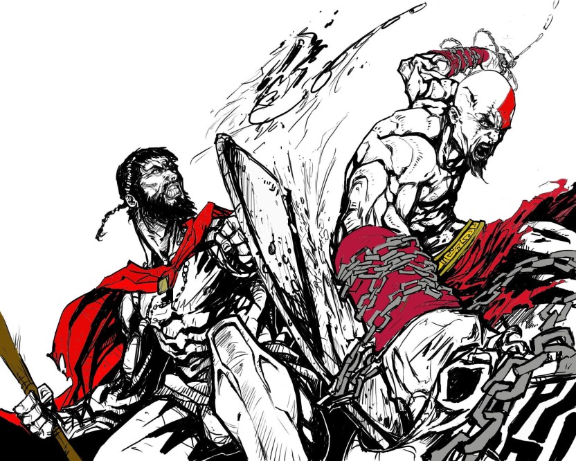 Leonidas Kratos - HD Wallpaper 