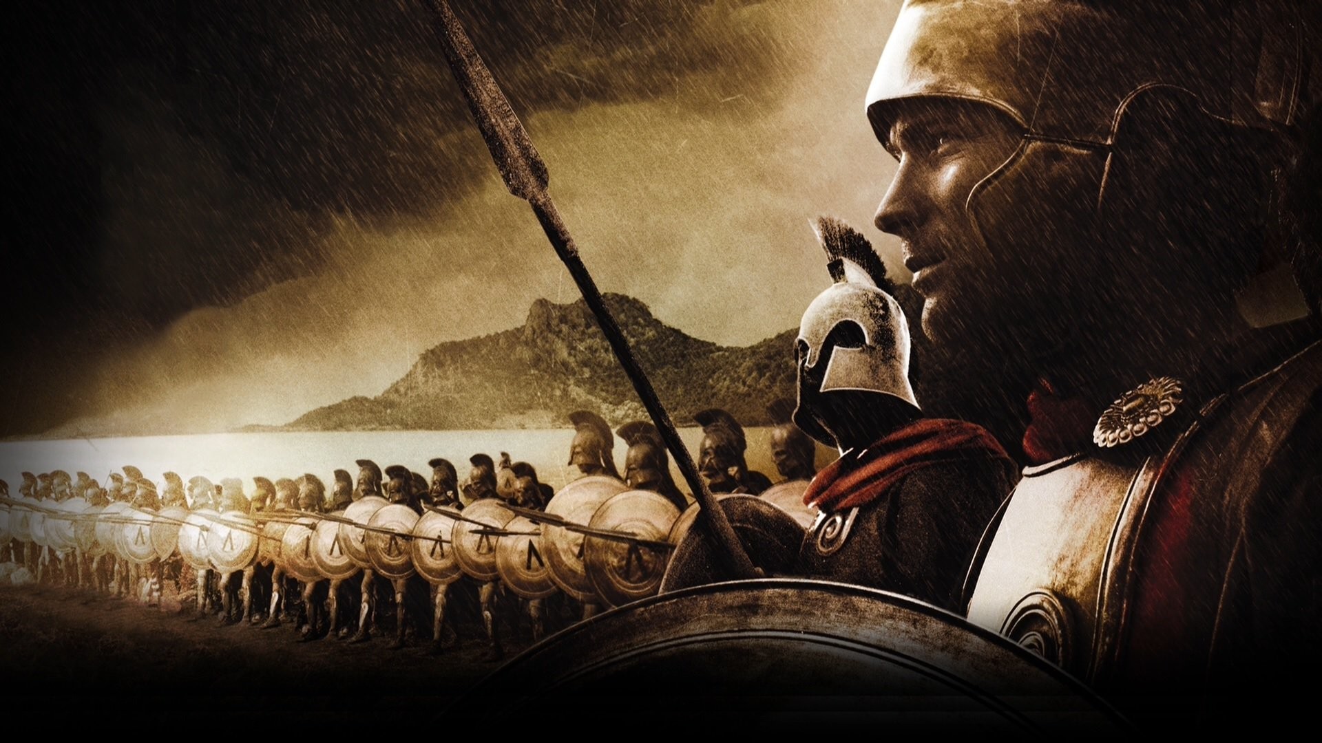 300 Leonidas Wallpaper 
 Data Src Spartans 300 Wallpaper - 300 Spartans 1962 Bluray - HD Wallpaper 