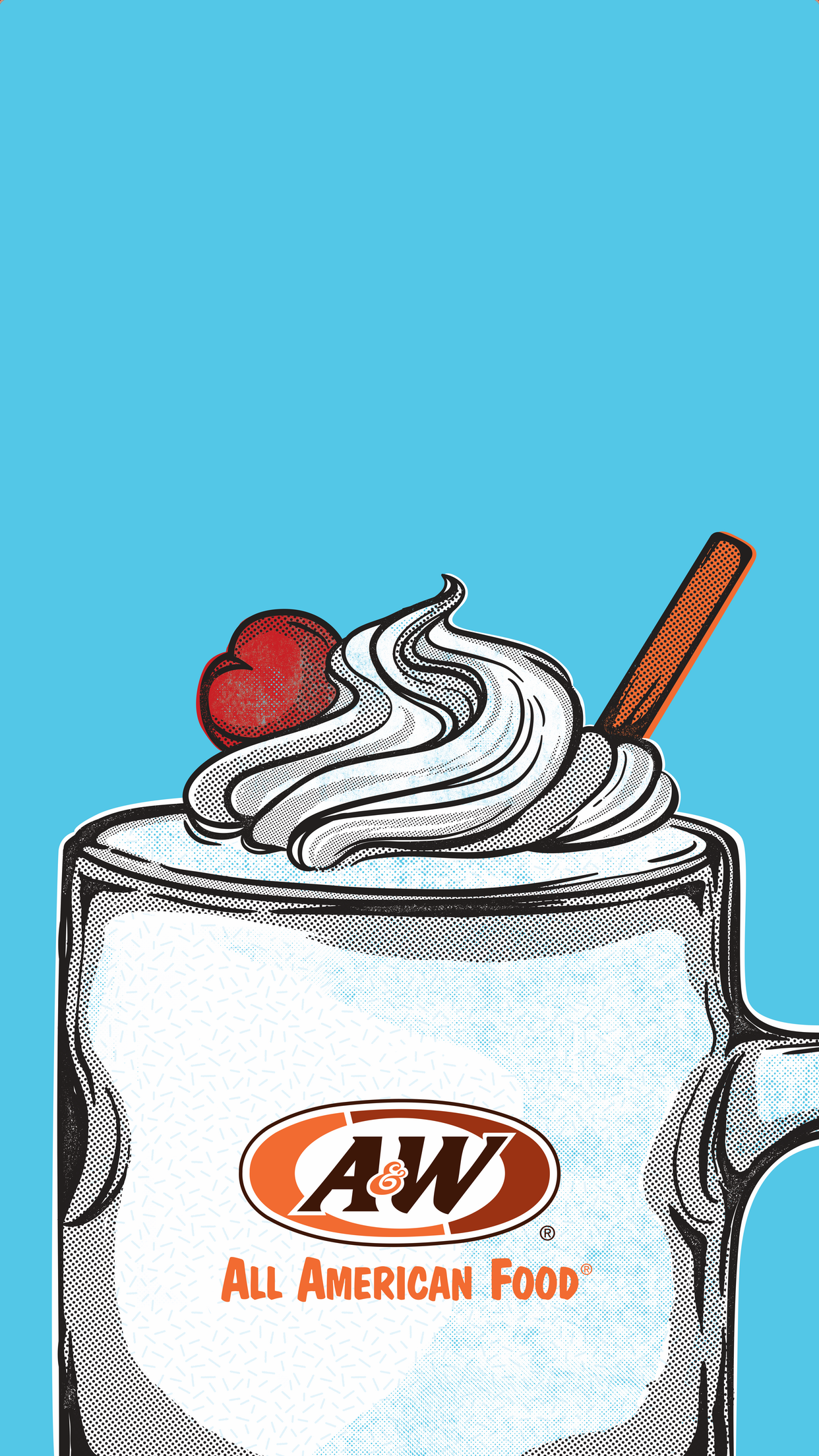 Vanilla Shake On Blue Background - HD Wallpaper 