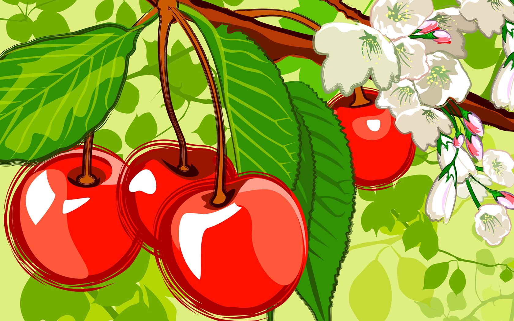 Food Illustrations - Illustrations Of Fruits - HD Wallpaper 
