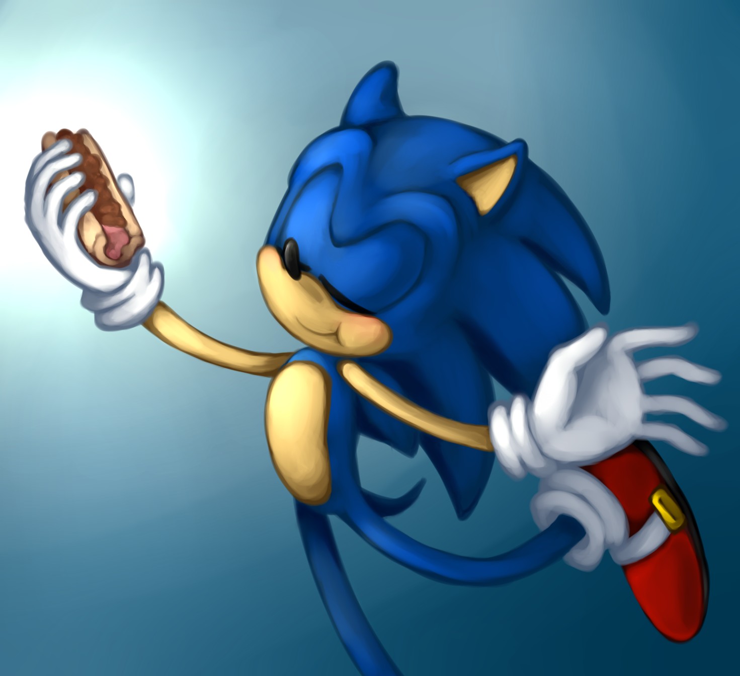 Sonic Loves Chili Dogs - HD Wallpaper 