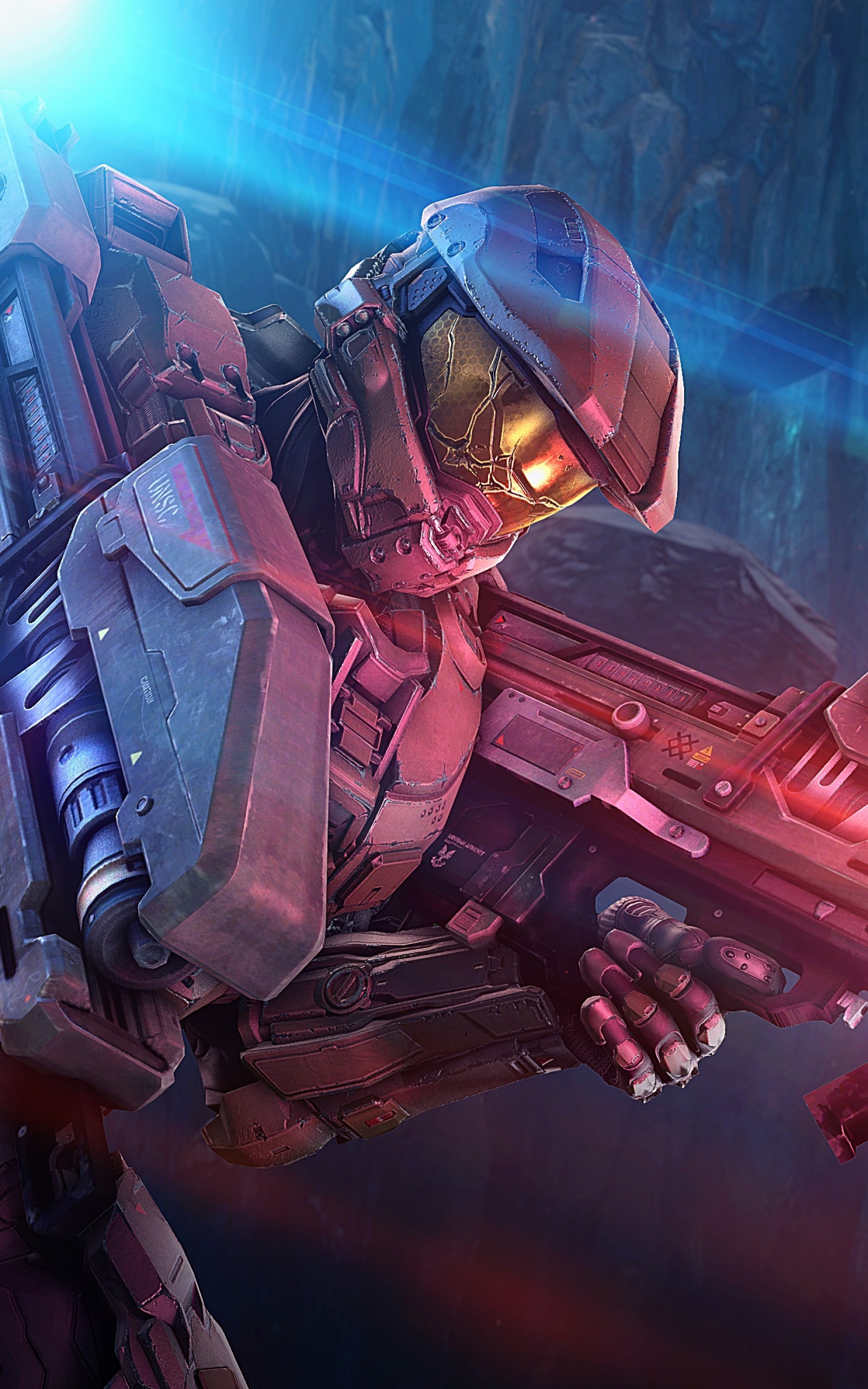 Halo, Master Chief, Spartan Laser, Artwork, Sci-fi - Master Chief Halo - HD Wallpaper 