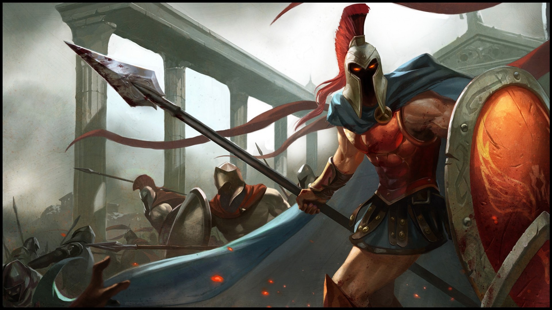 Wallpaper - Old Pantheon League Of Legends - HD Wallpaper 