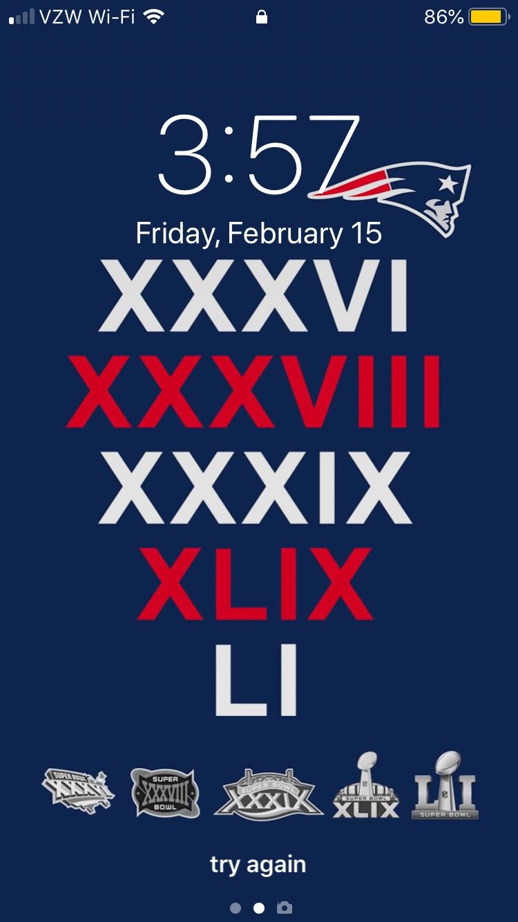 Lockscreen New England Patriots Iphone - HD Wallpaper 