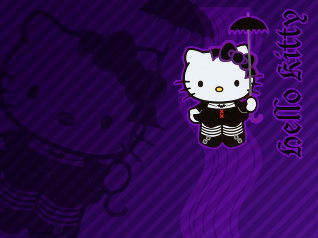 Kitty wallpaper hello dark hello. Wallpaper