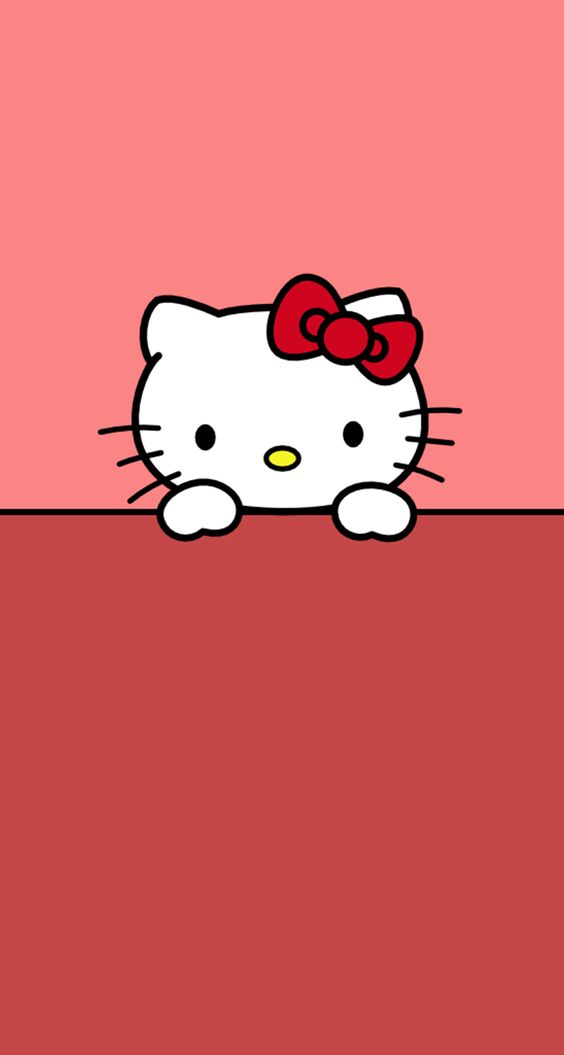 Hello Kitty Red Wallpaper - Hello Kitty - HD Wallpaper 