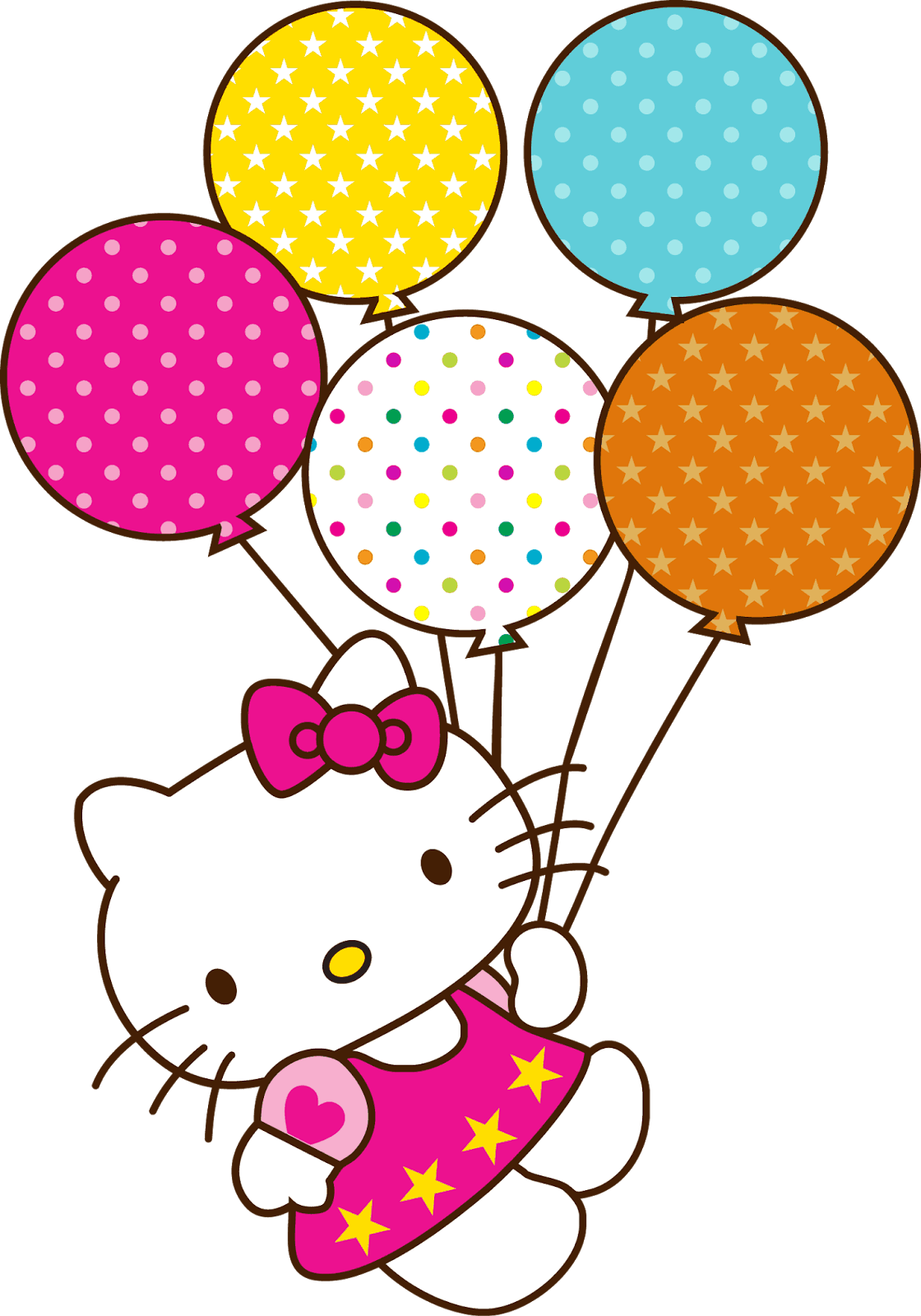 Hello Kitty Party Png - Birthday Hello Kitty Balloon - HD Wallpaper 