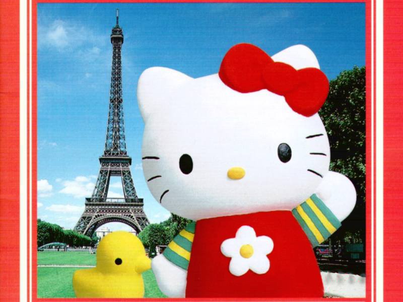 Hello Kitty Summer Desktop Wallpaper - HD Wallpaper 