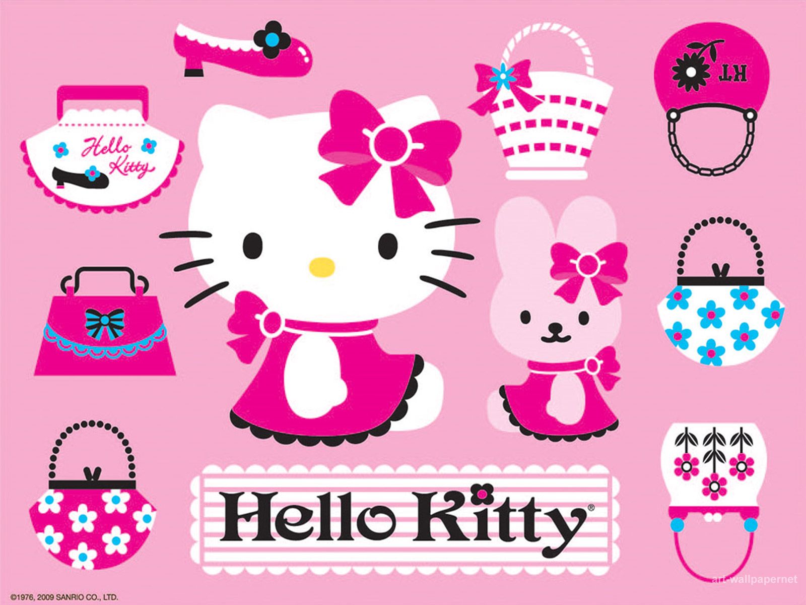 Background Hello Kitty - HD Wallpaper 