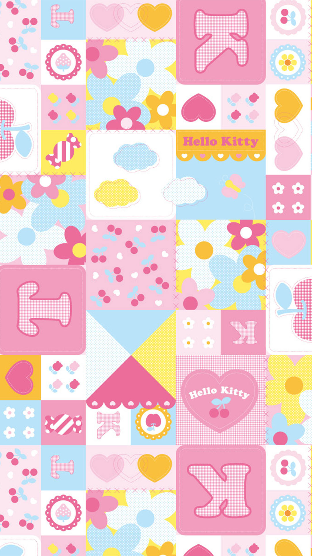 Cute Hello Kitty Wallpapercute Hello Kitty Wallpaper - Hello Kitty Frame Design - HD Wallpaper 