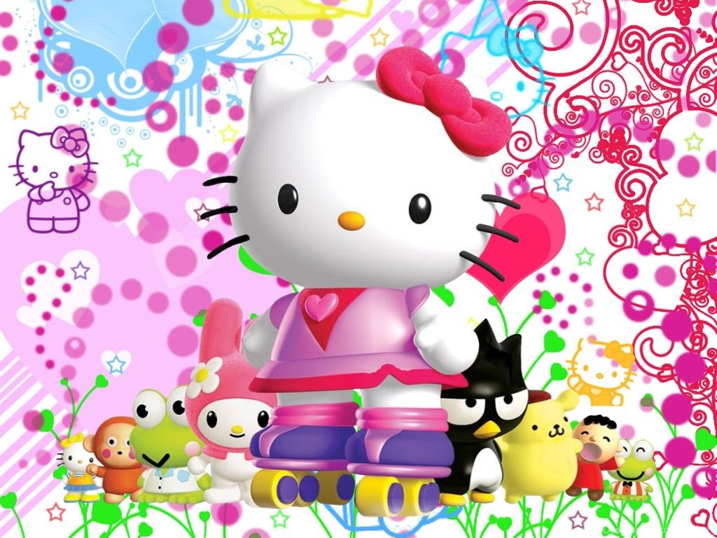 Hello Kitty 3d Wallpaper Hd - HD Wallpaper 