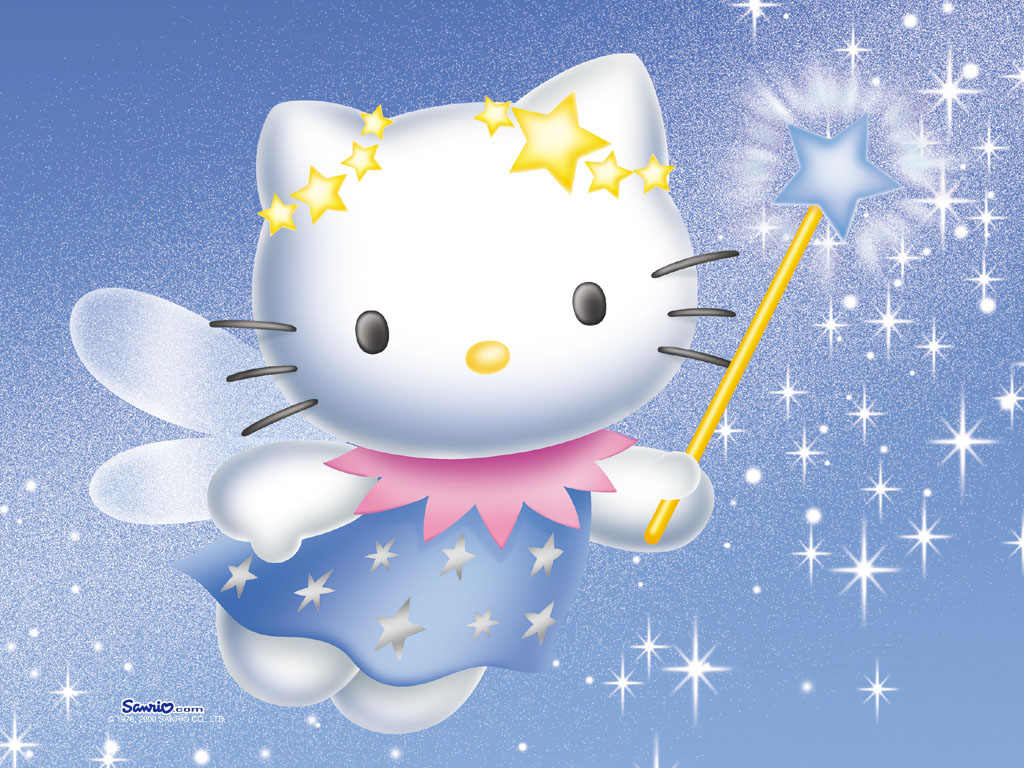 Hello Kitty - Beautiful Wallpaper In Cartoon - HD Wallpaper 