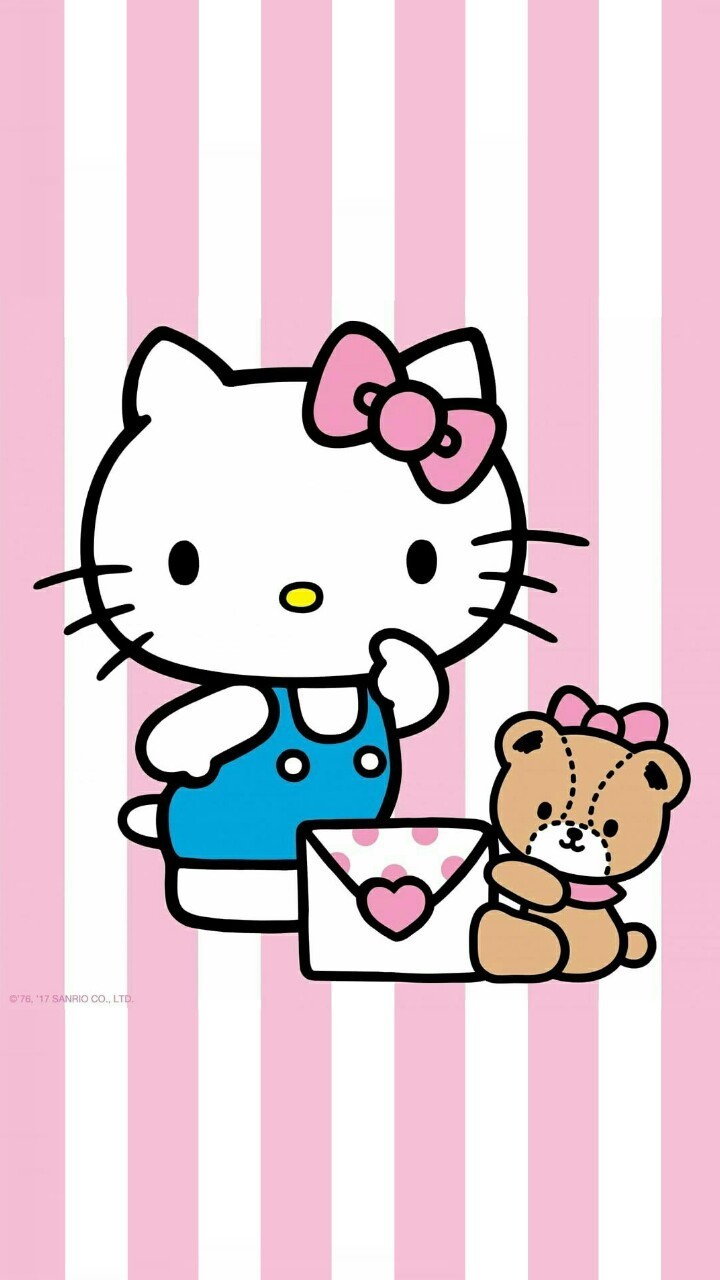 Wallpaper Hello Kitty Pink Terbaru - HD Wallpaper 