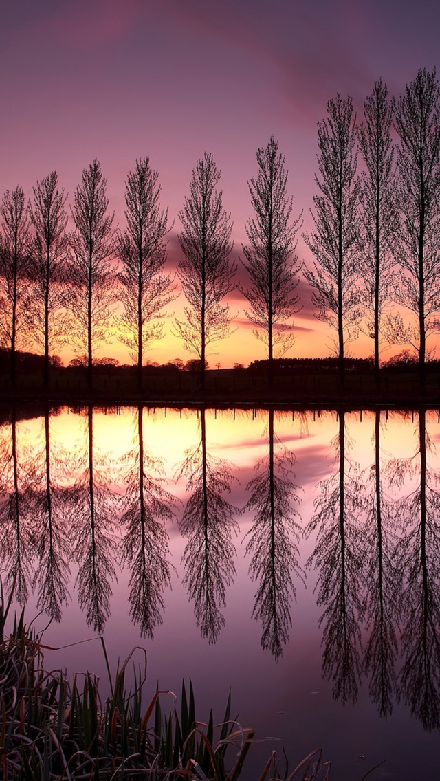 England Purple Sunset - HD Wallpaper 