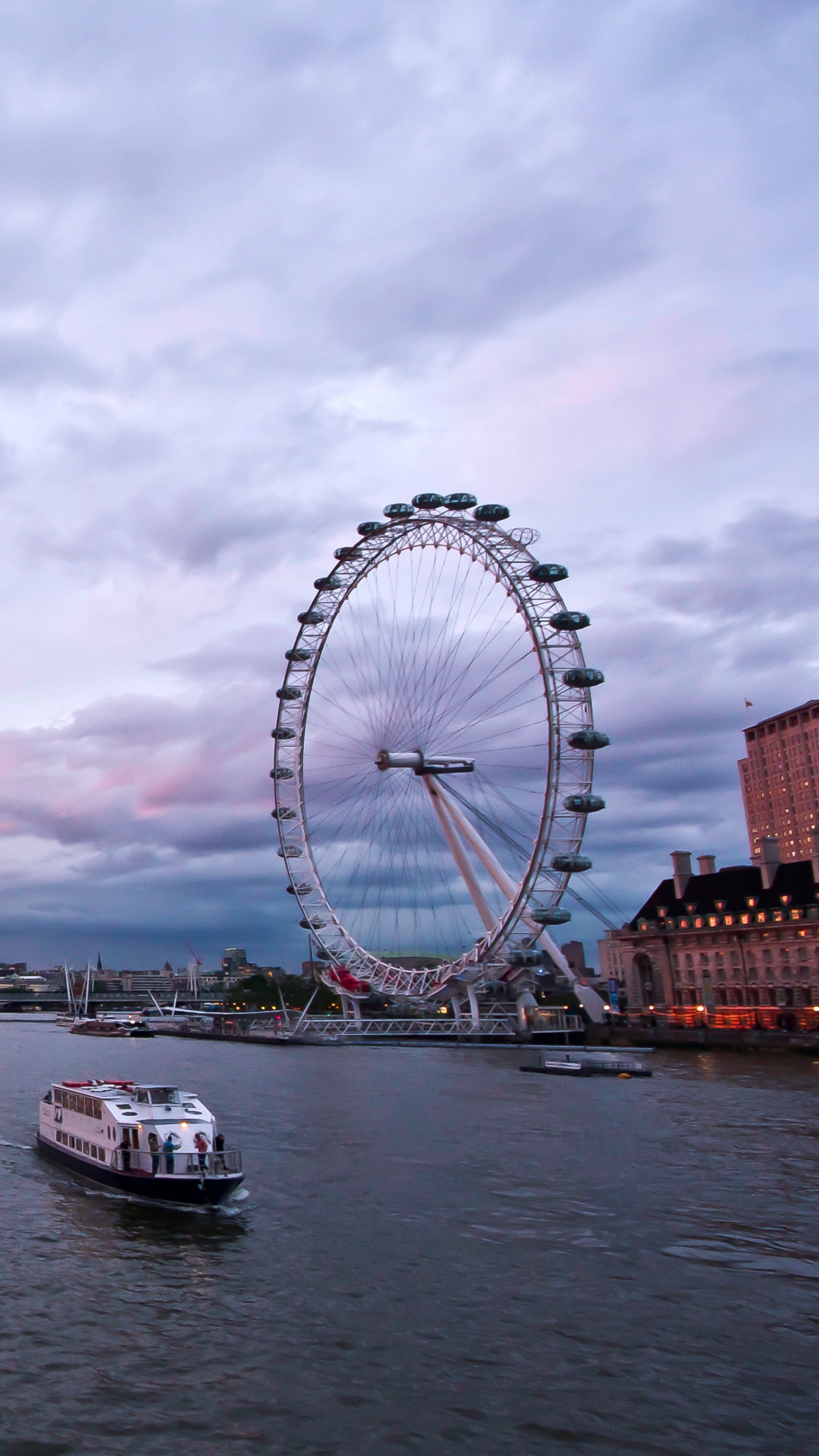 Wallpaper Uk, England, London, Capital, Ferris Wheel, - London Eye -  1350x2400 Wallpaper 