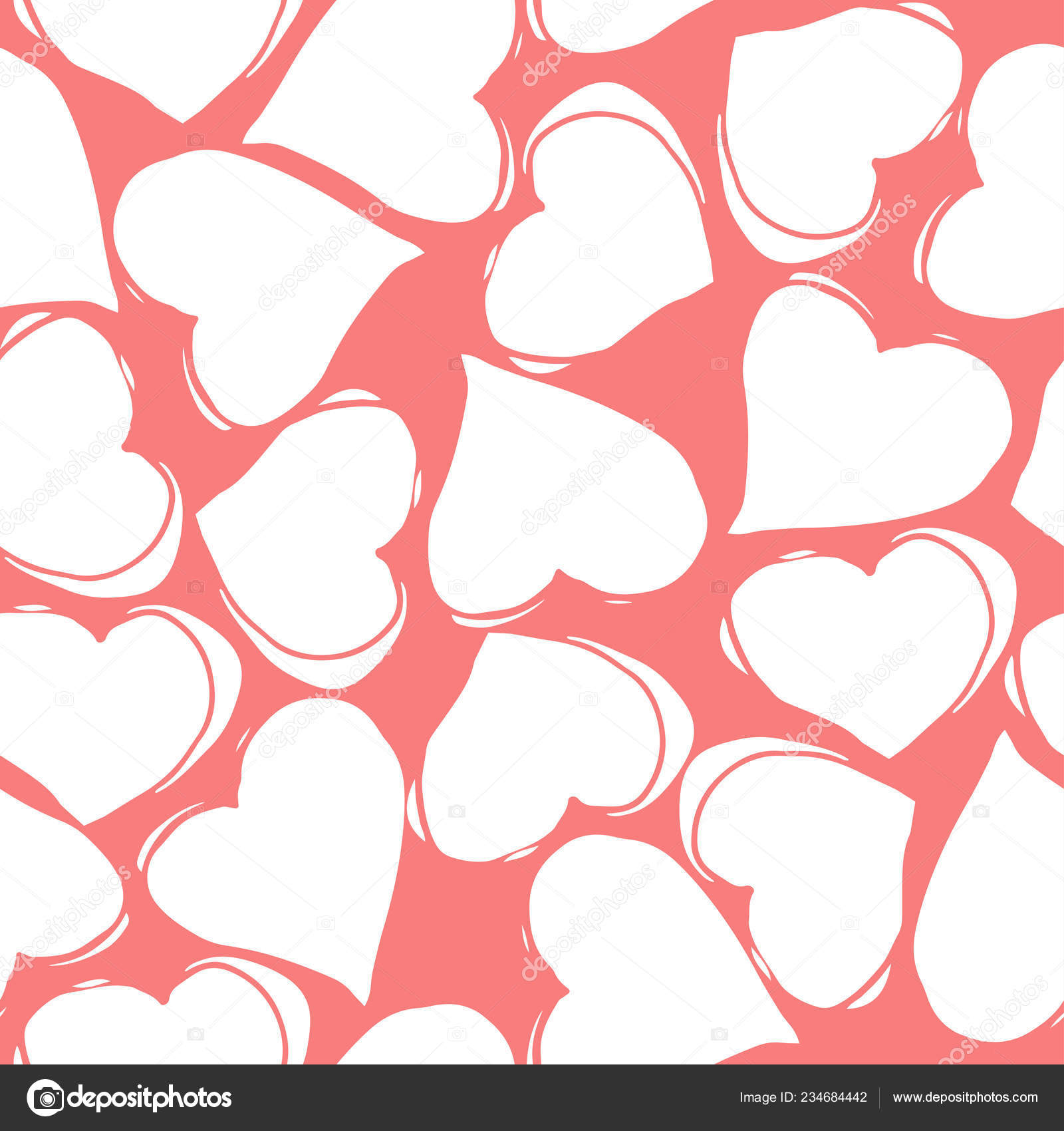 Papel De Parede Rosa Com Coração Branca - HD Wallpaper 