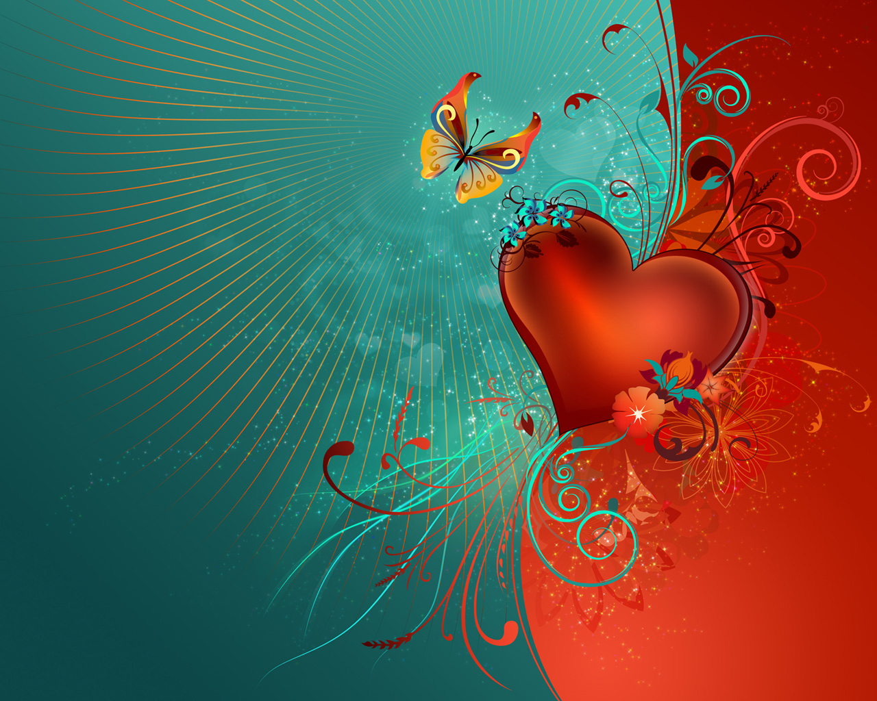 Heart Wallpaper - Heart Clip Art - HD Wallpaper 