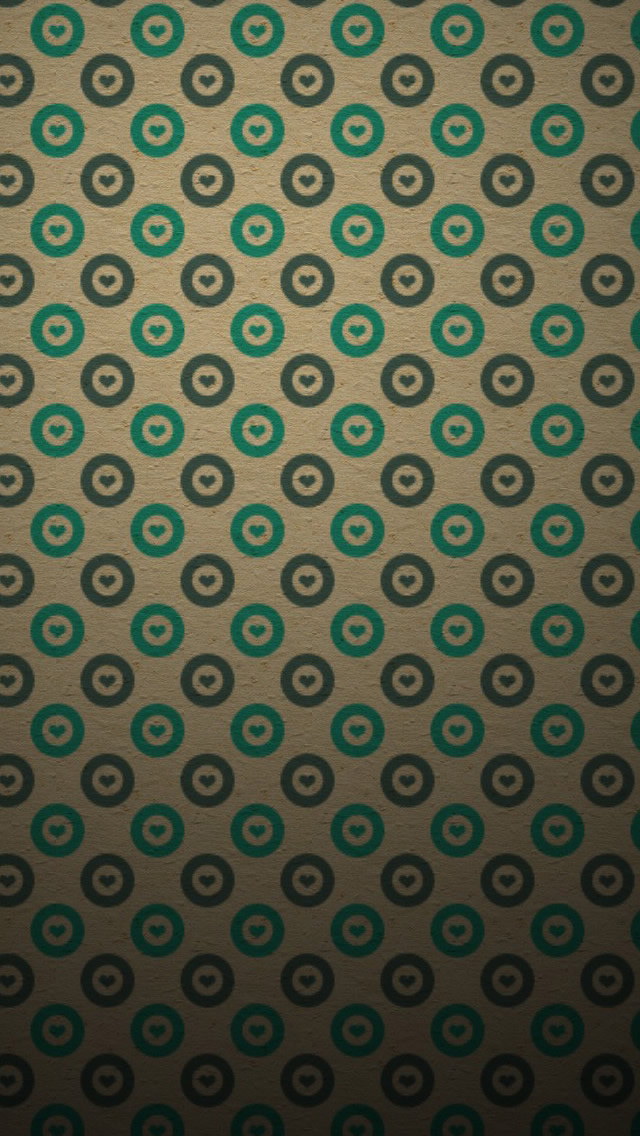 Heart Pattern Iphone Wallpaper - Iphone 5 Pattern Heart - HD Wallpaper 