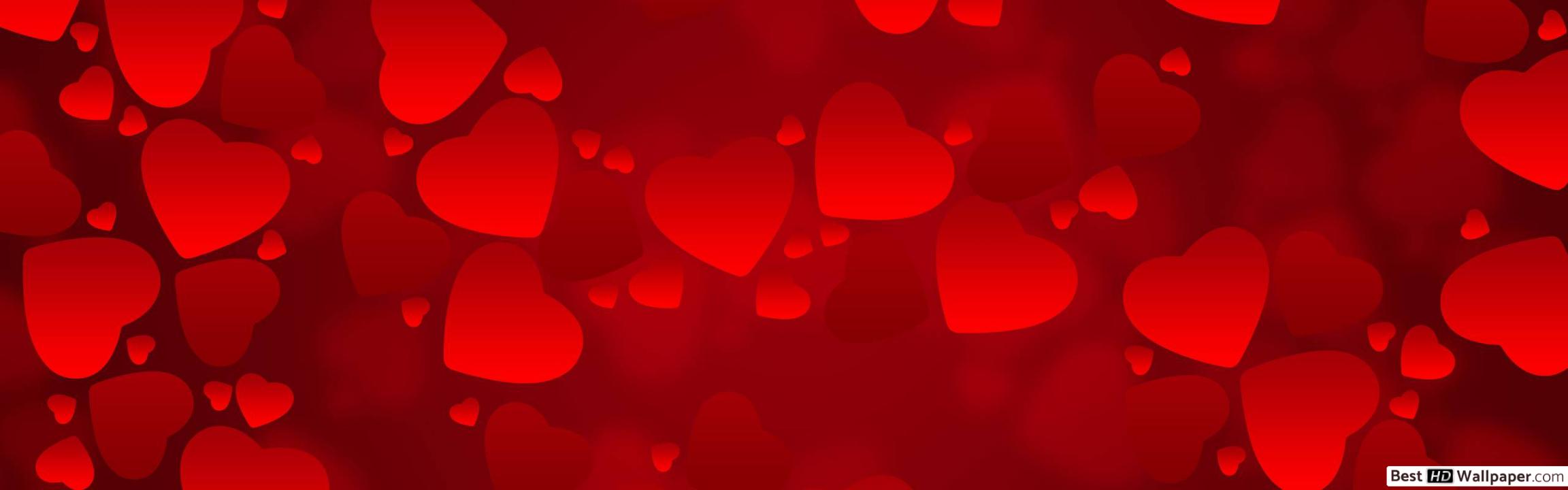 Red Heart Texture Background - HD Wallpaper 