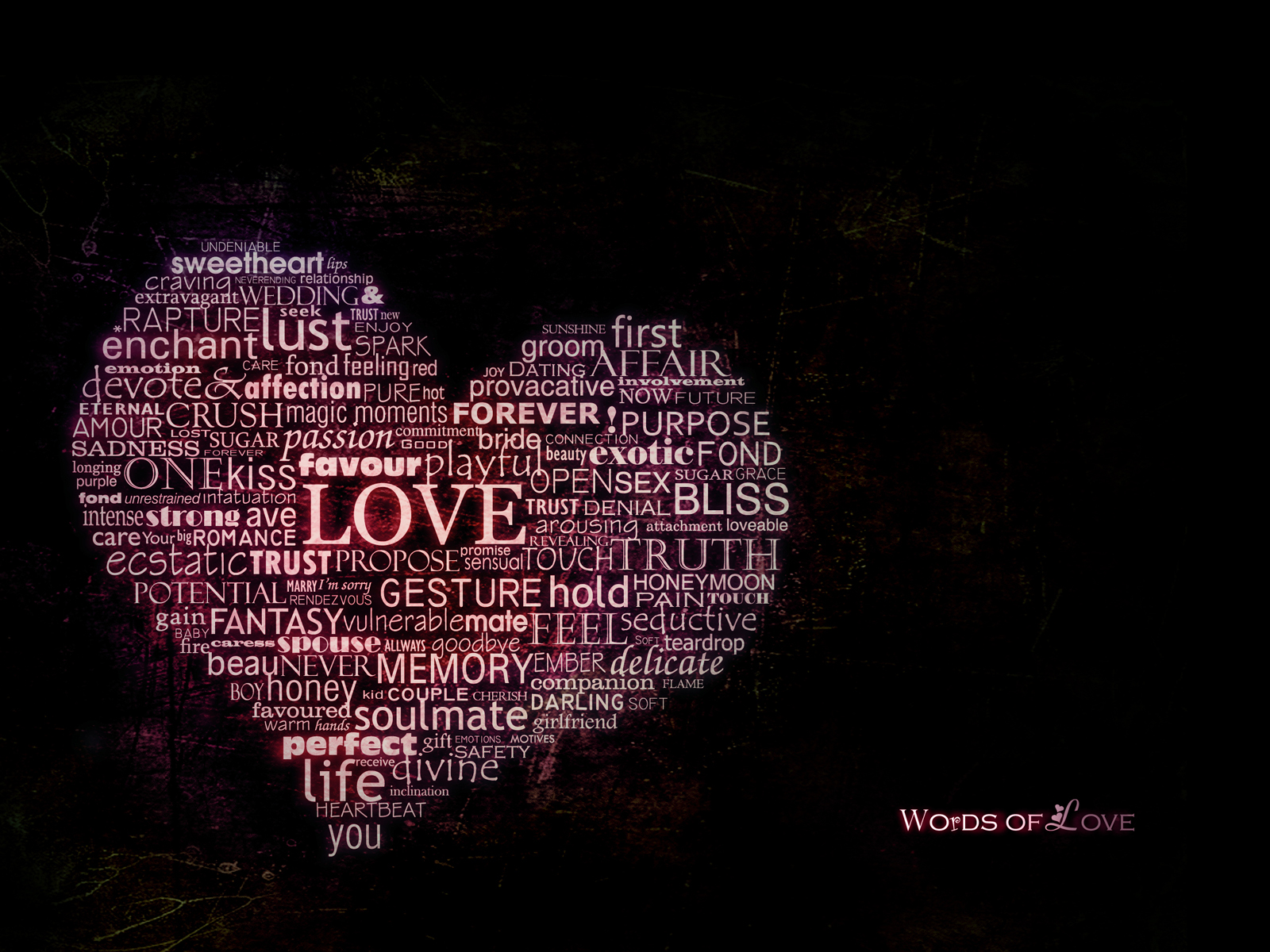 Word Love - HD Wallpaper 
