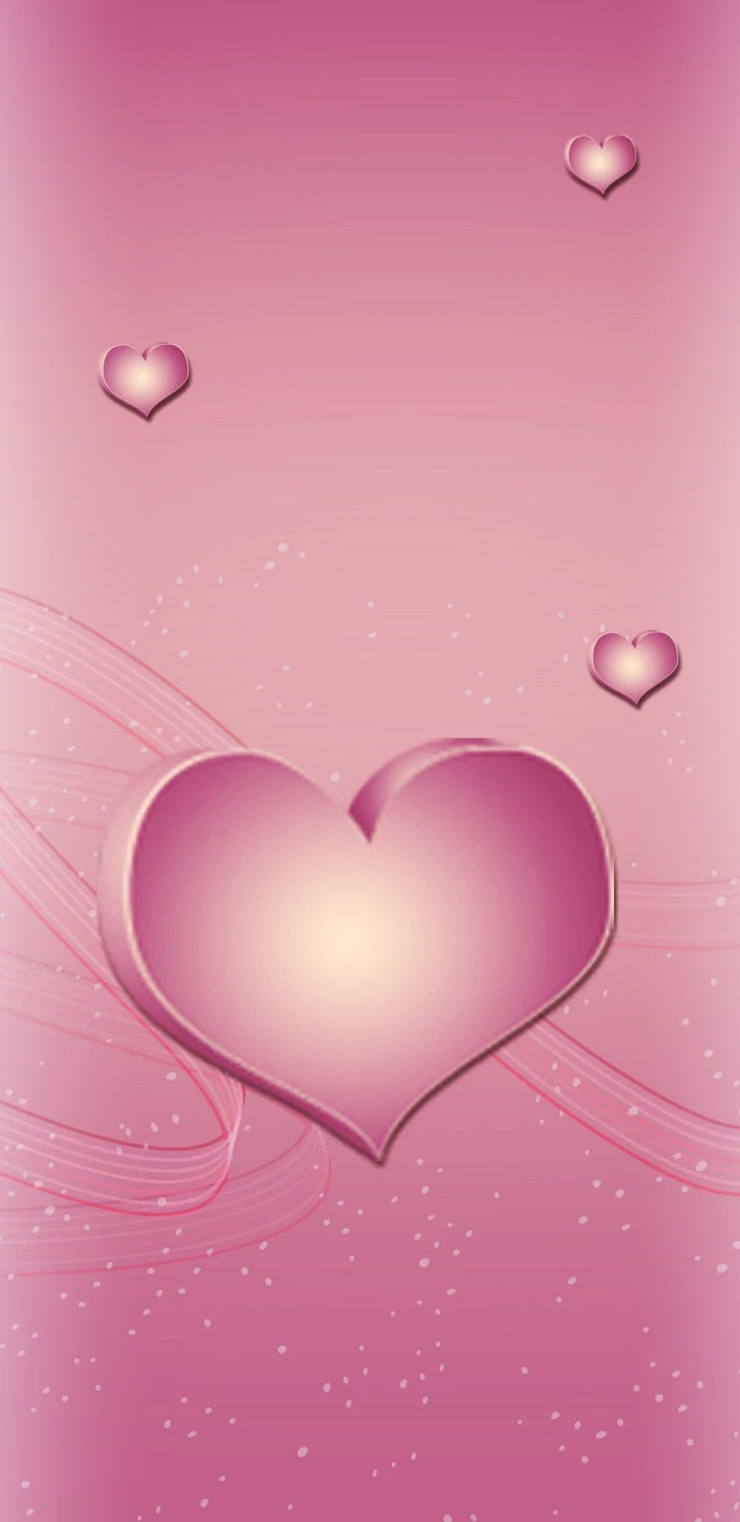 Fundo Papel De Parede Lindos Flor Rosas Coracoes - HD Wallpaper 