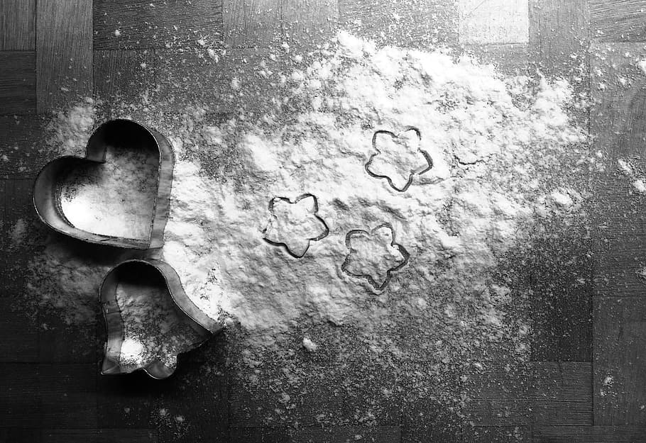 Star, Love, Wood, Black, White, Bell, Food, Christmas, - Fekete Fehér Képek Szerelem - HD Wallpaper 