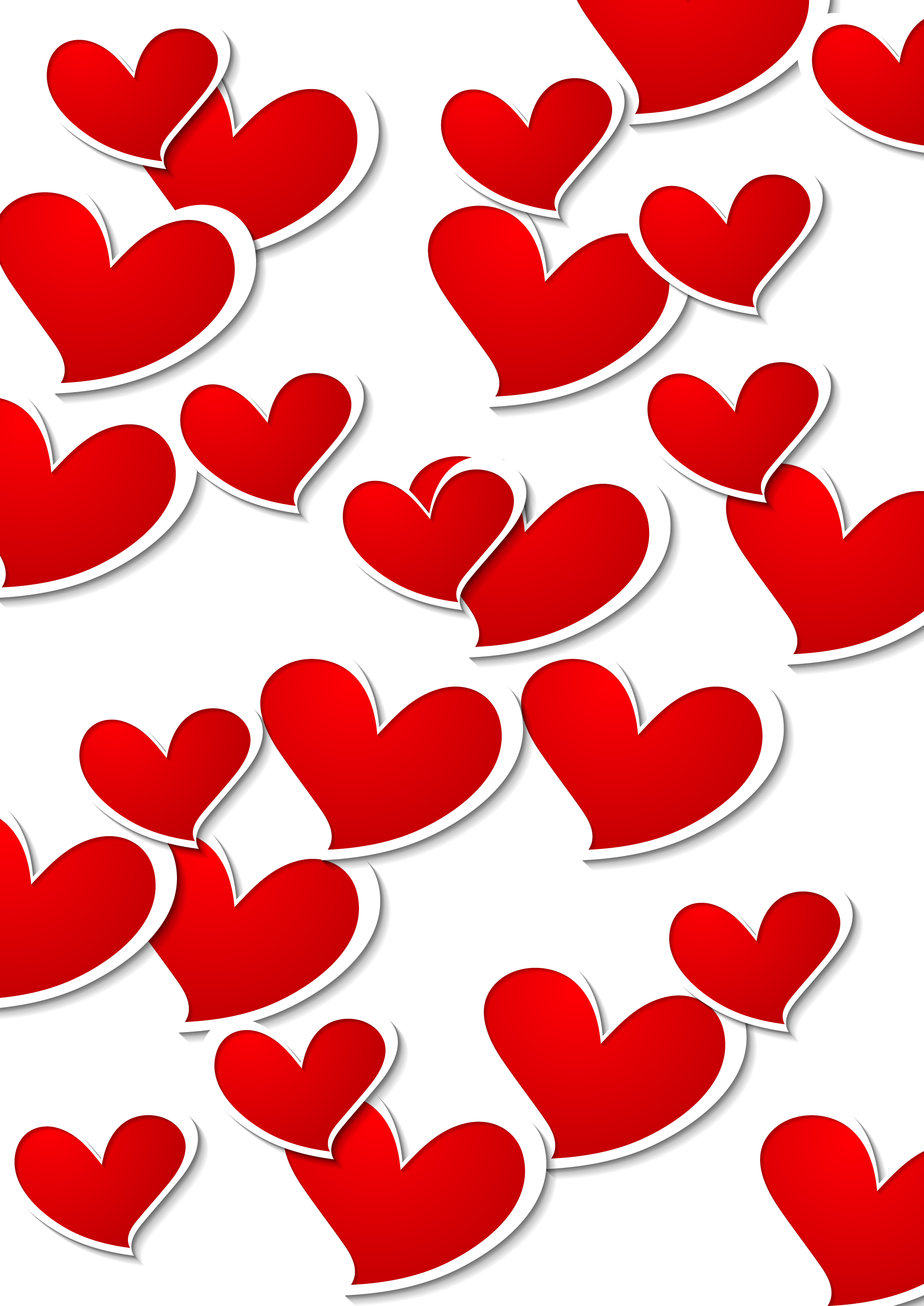 Hearts Clipart Black And White Jpg Freeuse Transparent - Red And White Heart - HD Wallpaper 