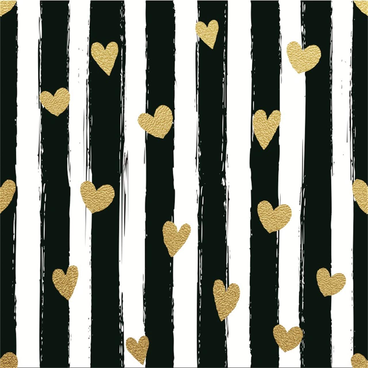 Black Gold Stripes Background - HD Wallpaper 