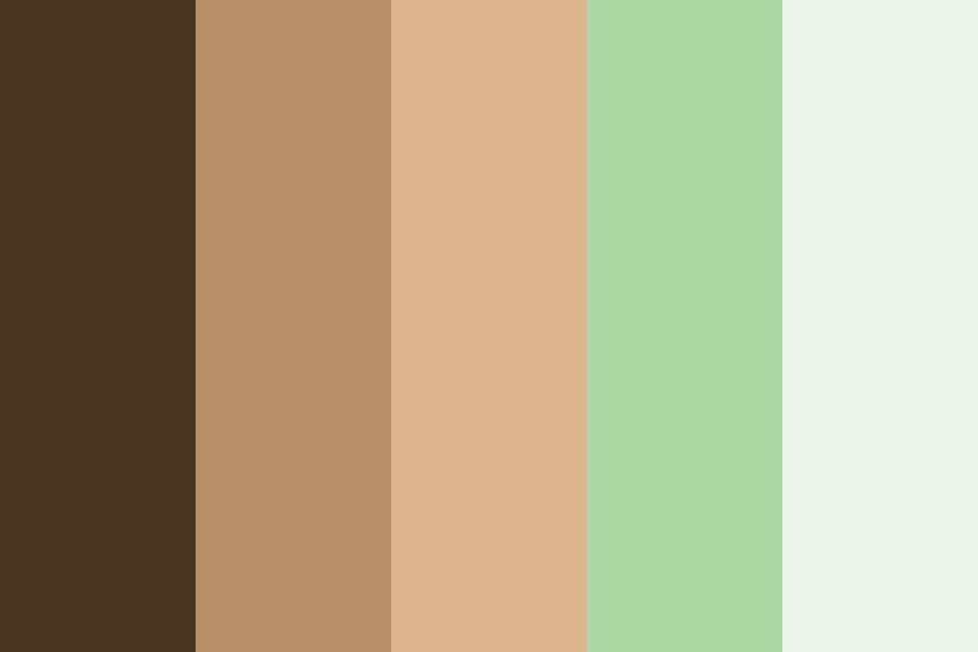Mint Chocolate Color Palette - HD Wallpaper 
