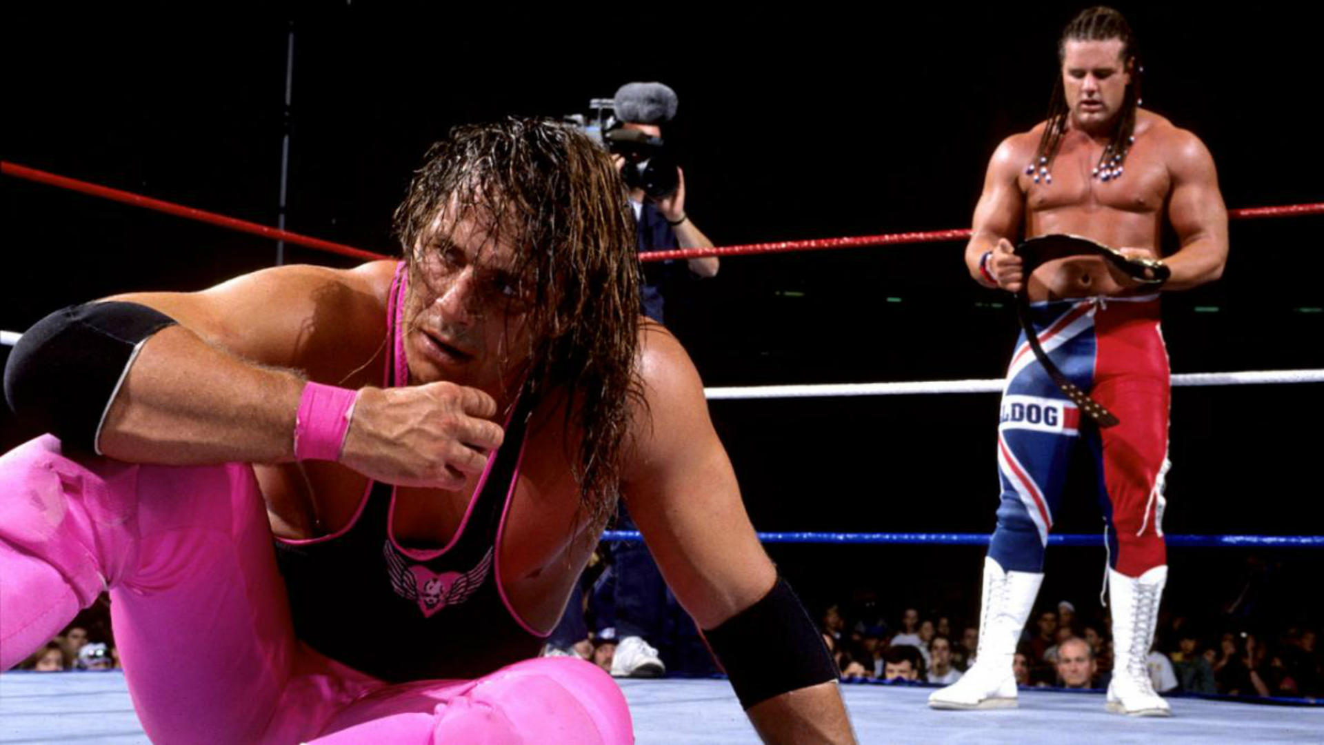 Davey Boy Smith Bret Hart - HD Wallpaper 