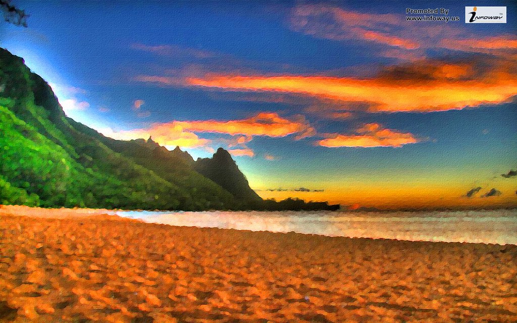 Tunnels Beach - HD Wallpaper 