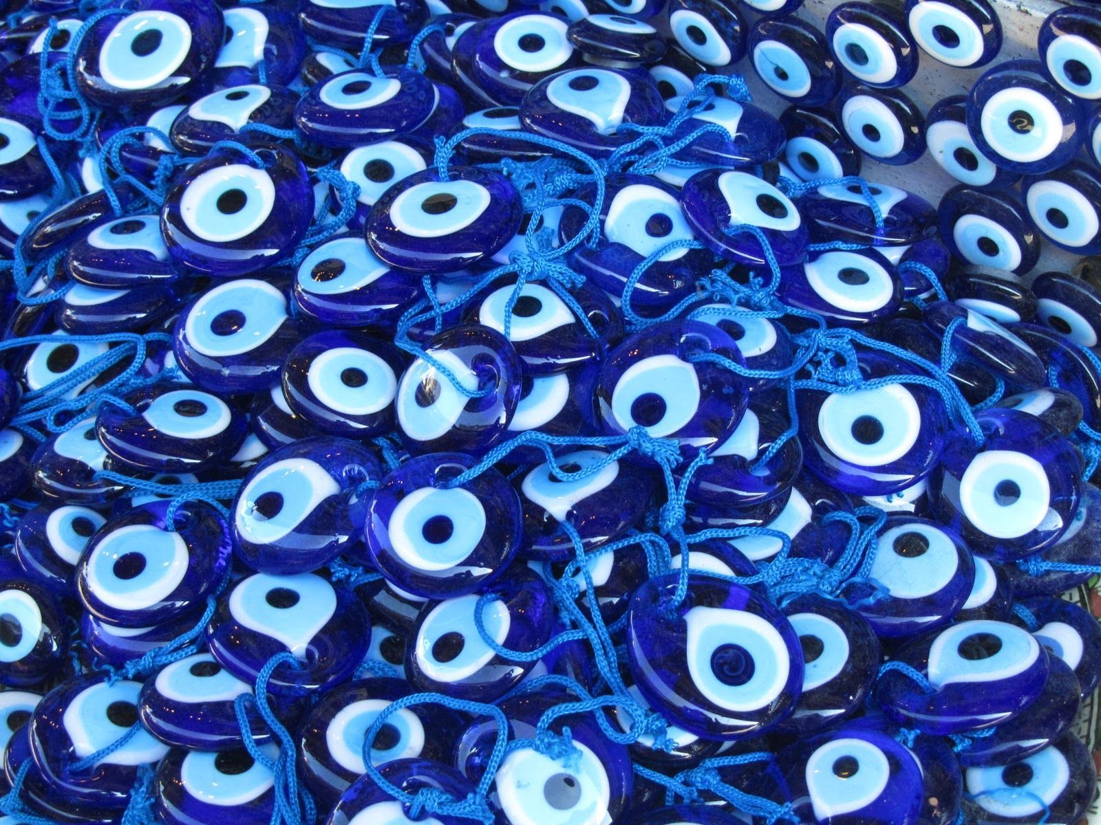 Greek Evil Eye Background - HD Wallpaper 