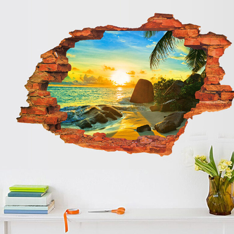 3d Kırık Duvar - HD Wallpaper 