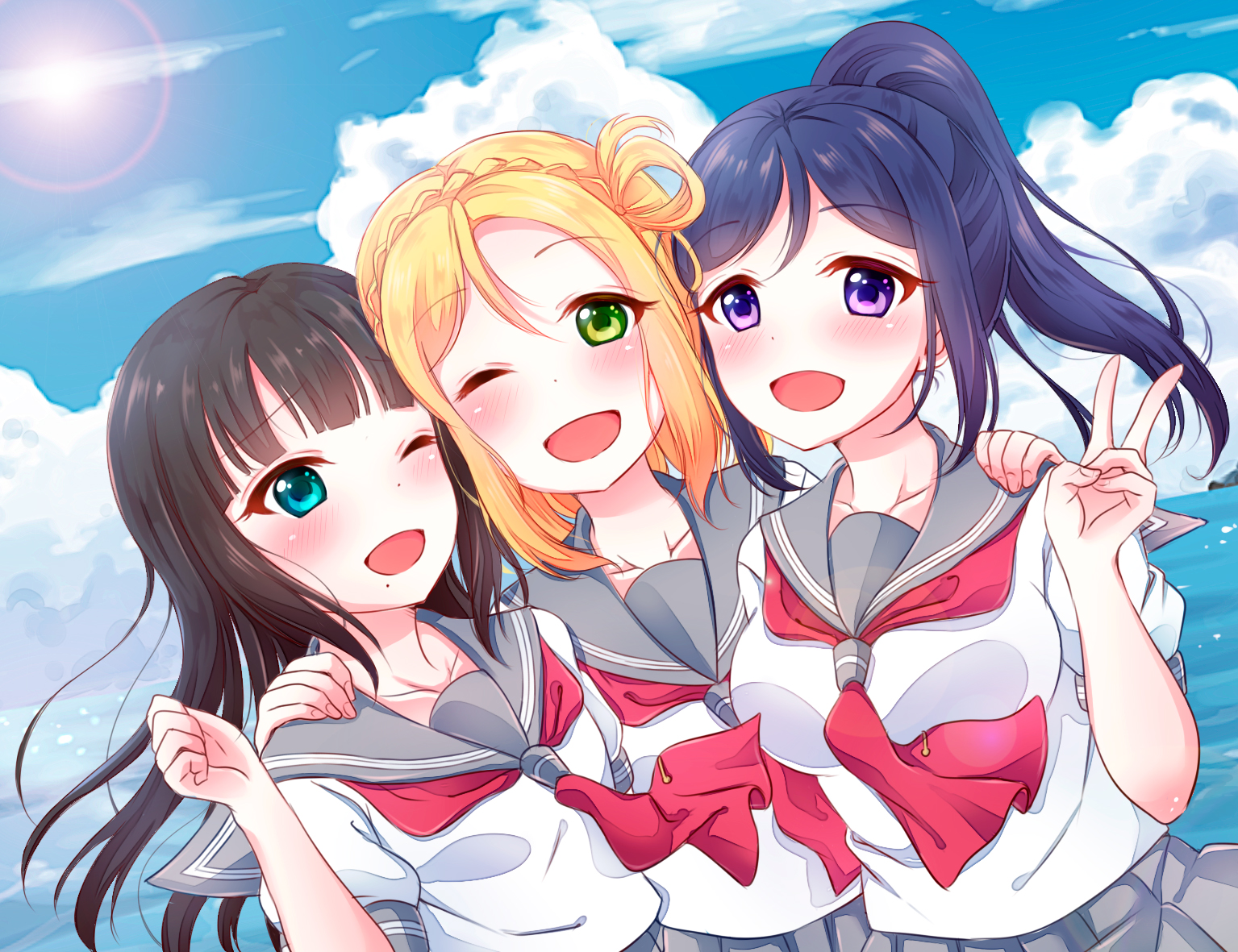 Love Live Sunshine Hd Wallpapers, Desktop Wallpaper - Love Live Sunshine 3rd Years - HD Wallpaper 