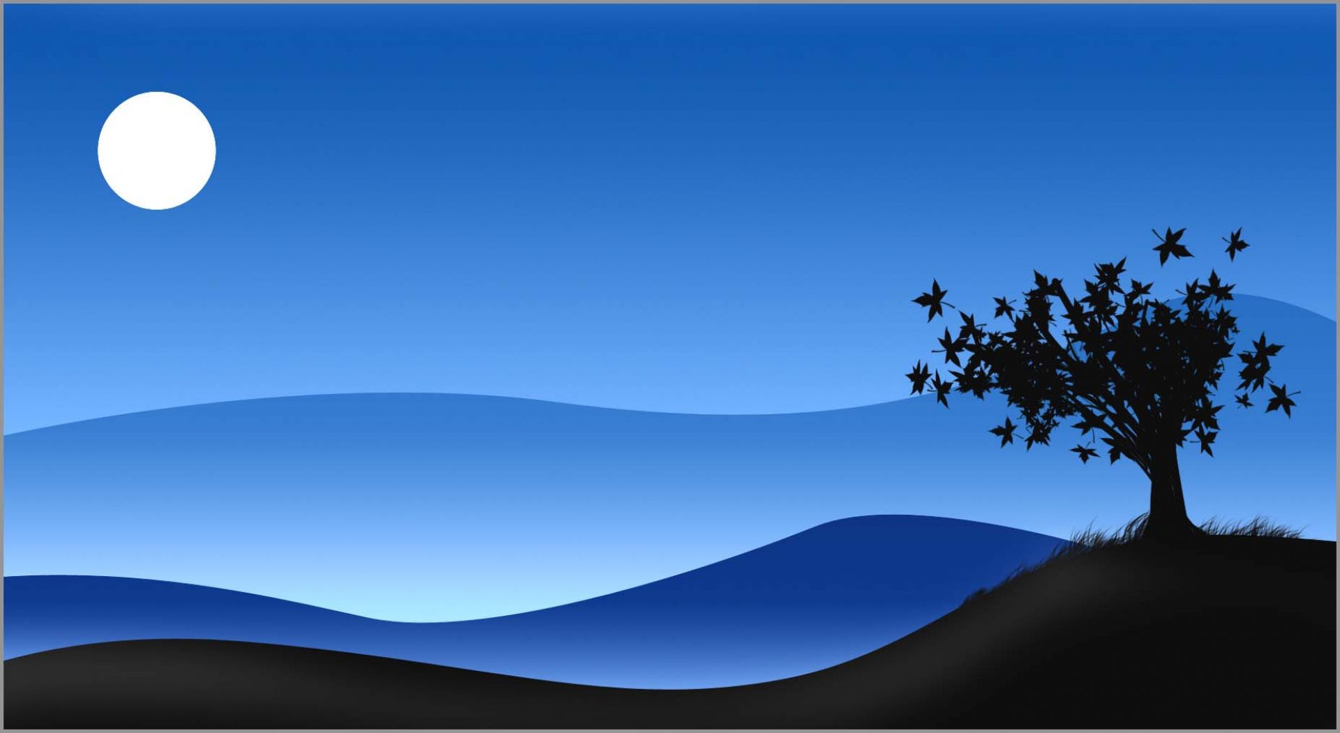 3d Sunset Art Wallpaper - Atardecer Vector - HD Wallpaper 