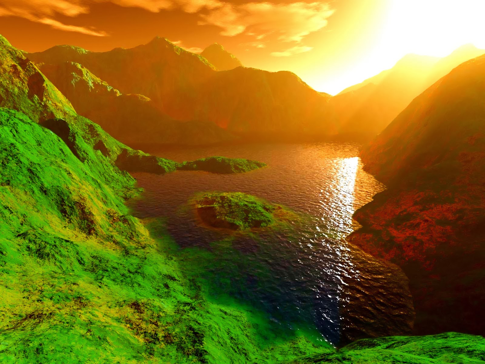 Most Beautiful Sunrise Mountains - HD Wallpaper 