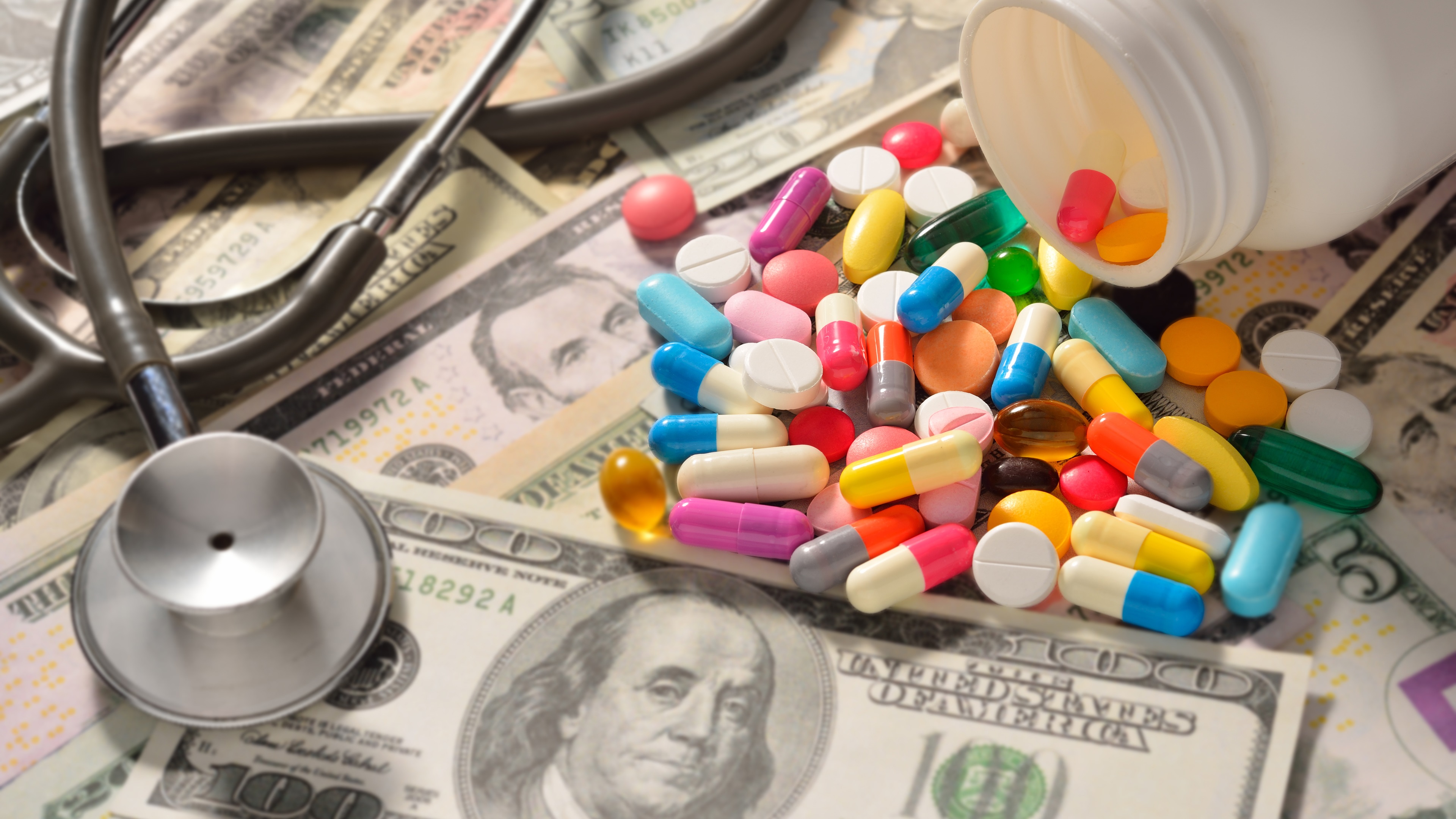 Wallpaper Medicine, Drugs, Colorful, Dollars - Avoid Antibiotic - HD Wallpaper 