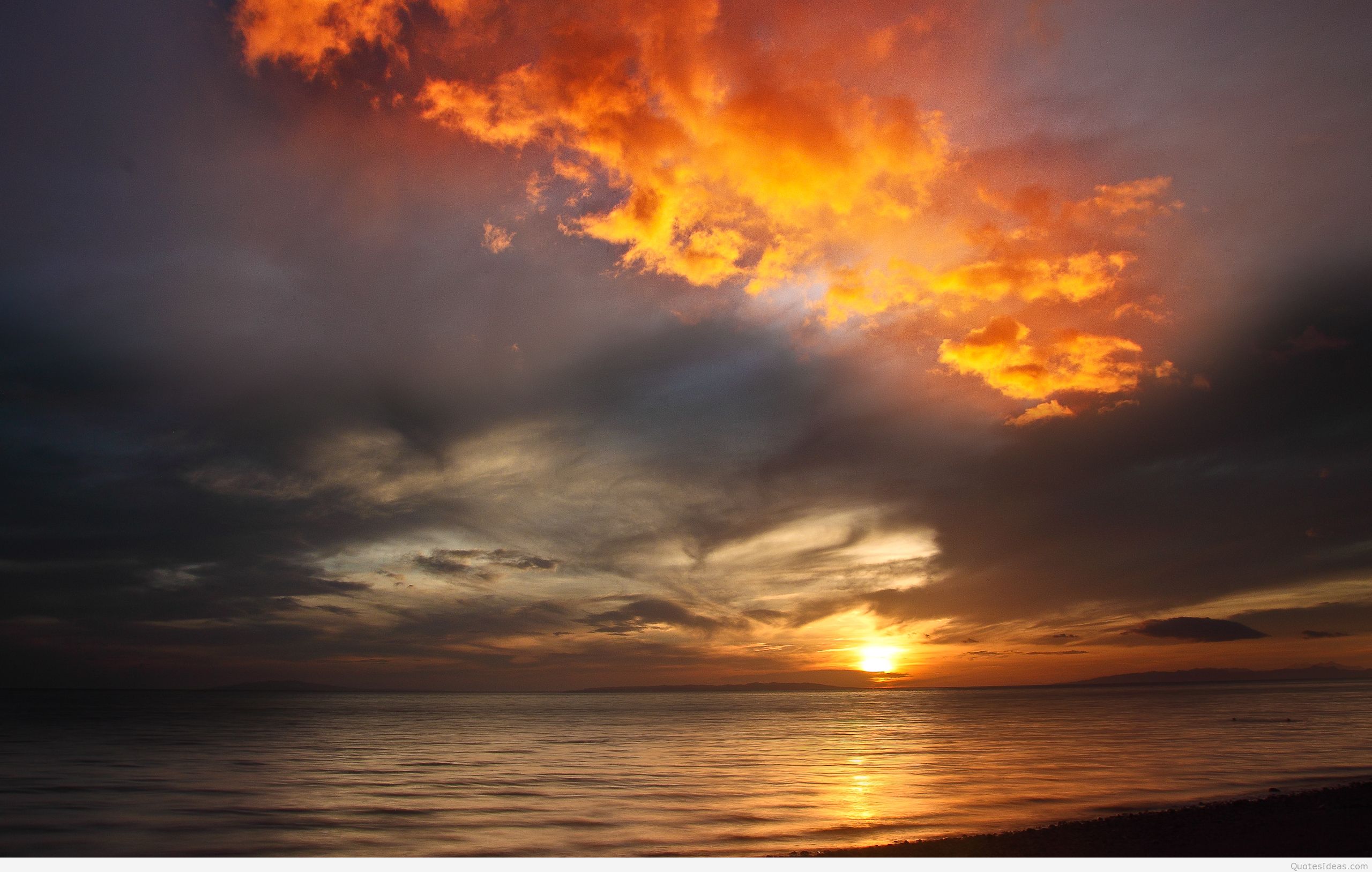 3d Abstract Widewallpaper Summer Sunset - HD Wallpaper 
