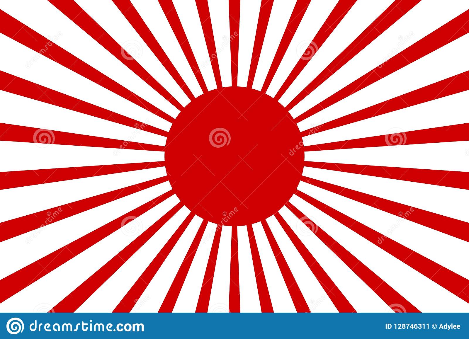 Stock Vector Japan Red Sun Wallpaper Background Vector - Red And Yellow Japanese Flag - HD Wallpaper 