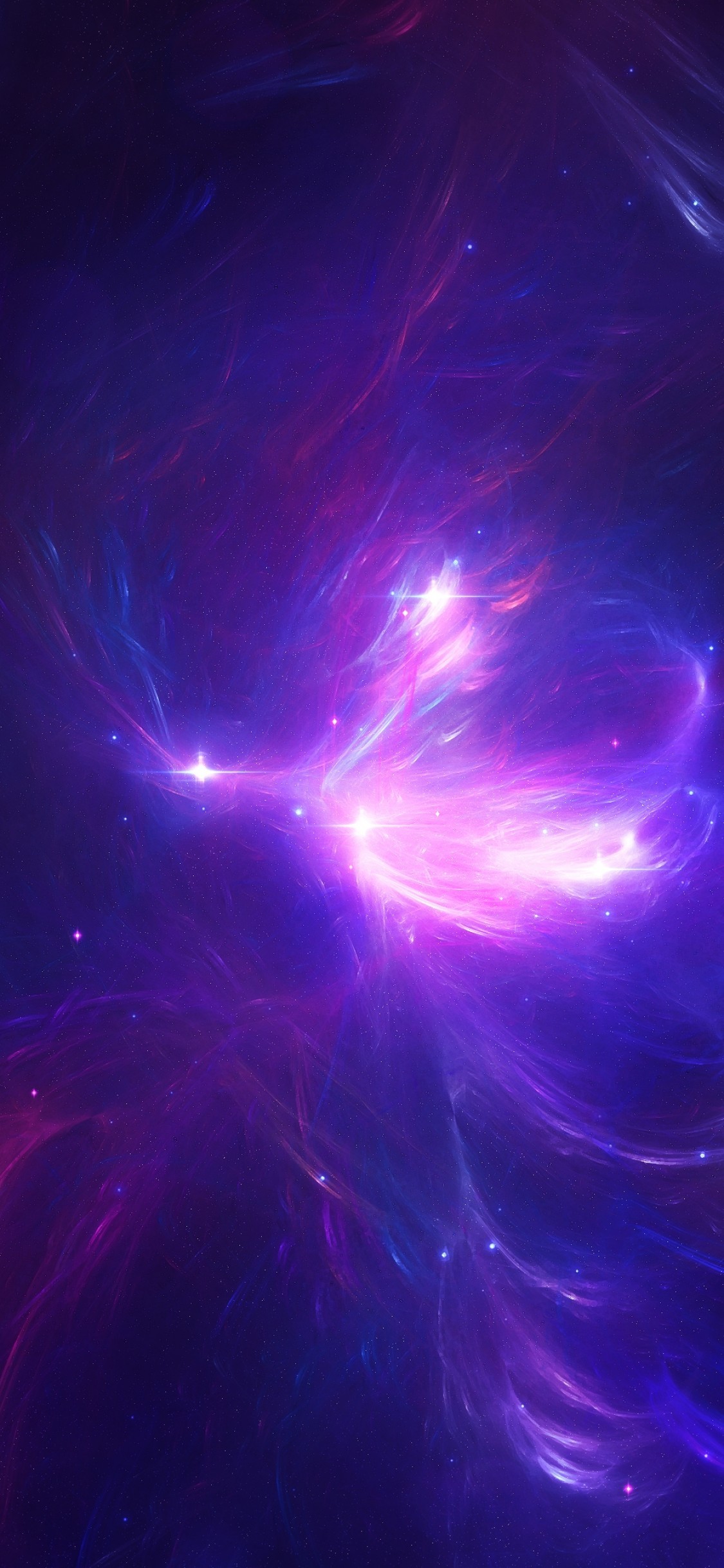Purple Nebula, Deep Spa - HD Wallpaper 