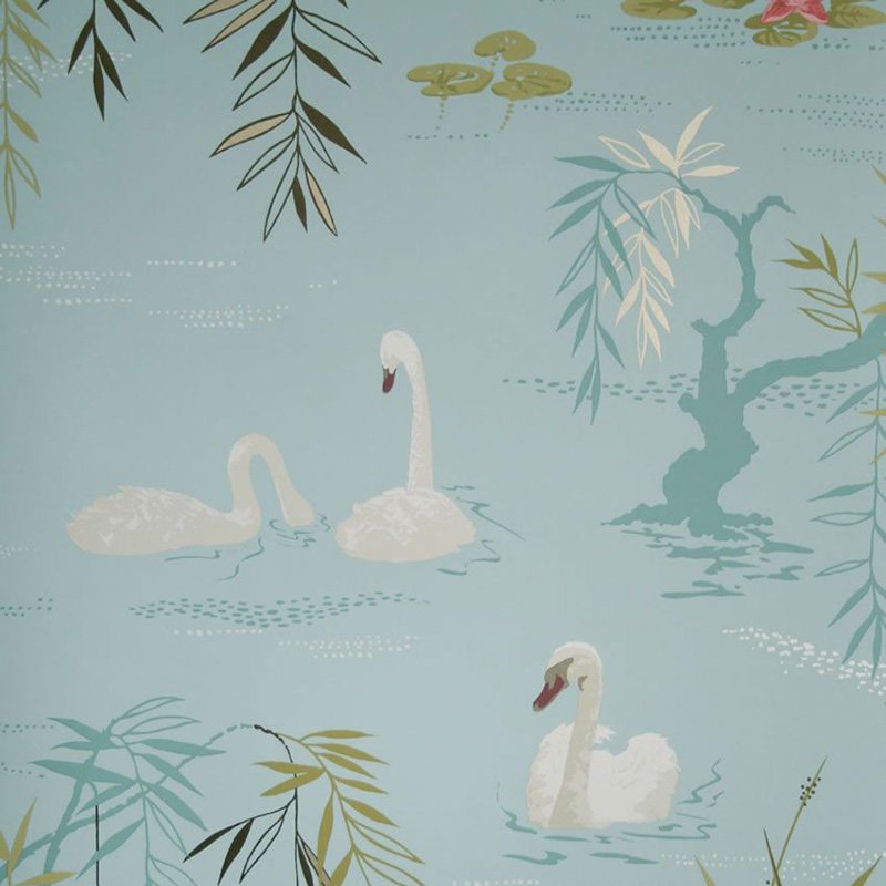 Ncw4020-06 Swan Lake - Wallpaper - HD Wallpaper 